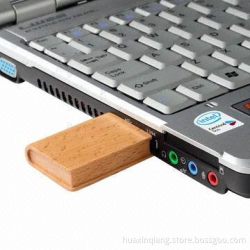 USB Drive, Wood Material, 128MB-64GB Capacity, Color Custom, Logo Design, USB2.0/3.0